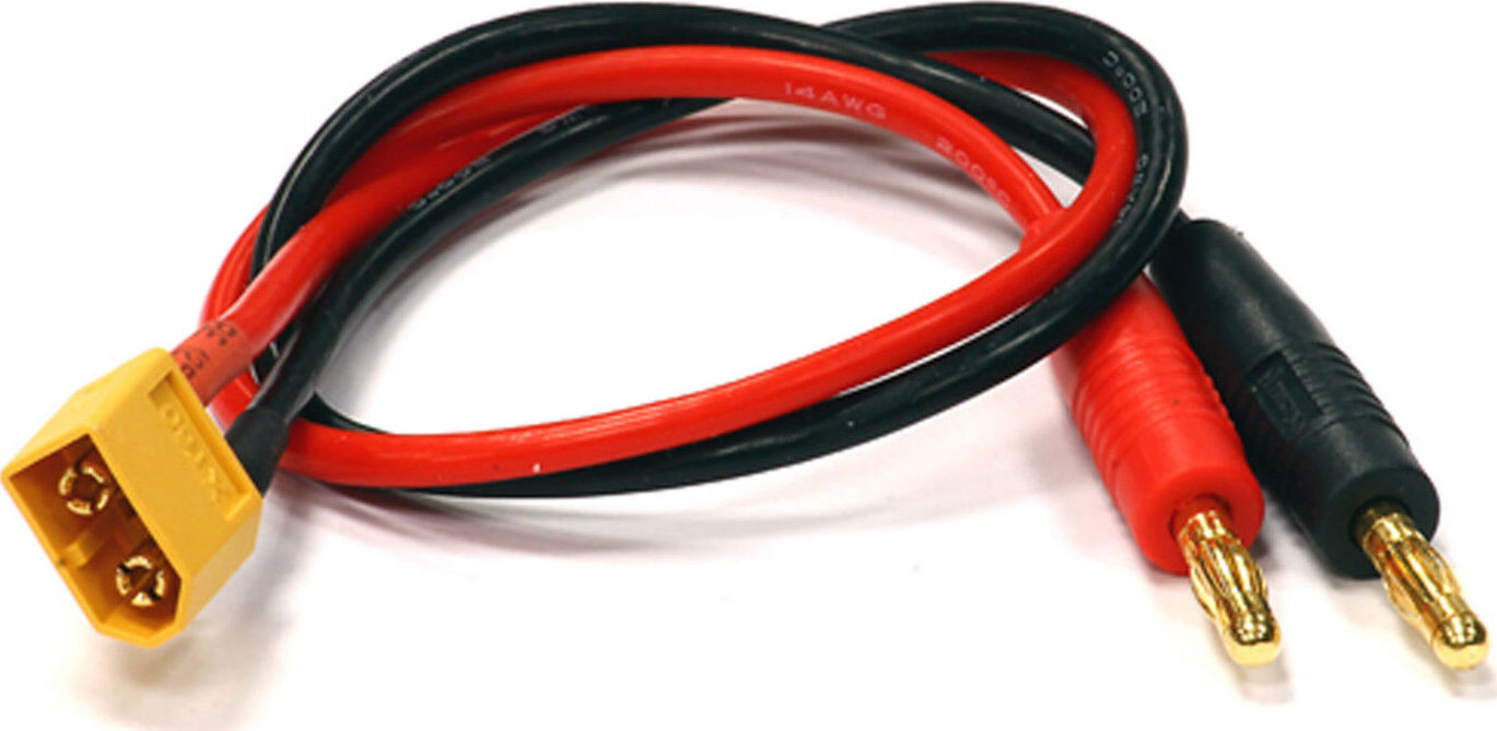 Adapter: XT60 Male / Banana Male with 300mm Wire Harness