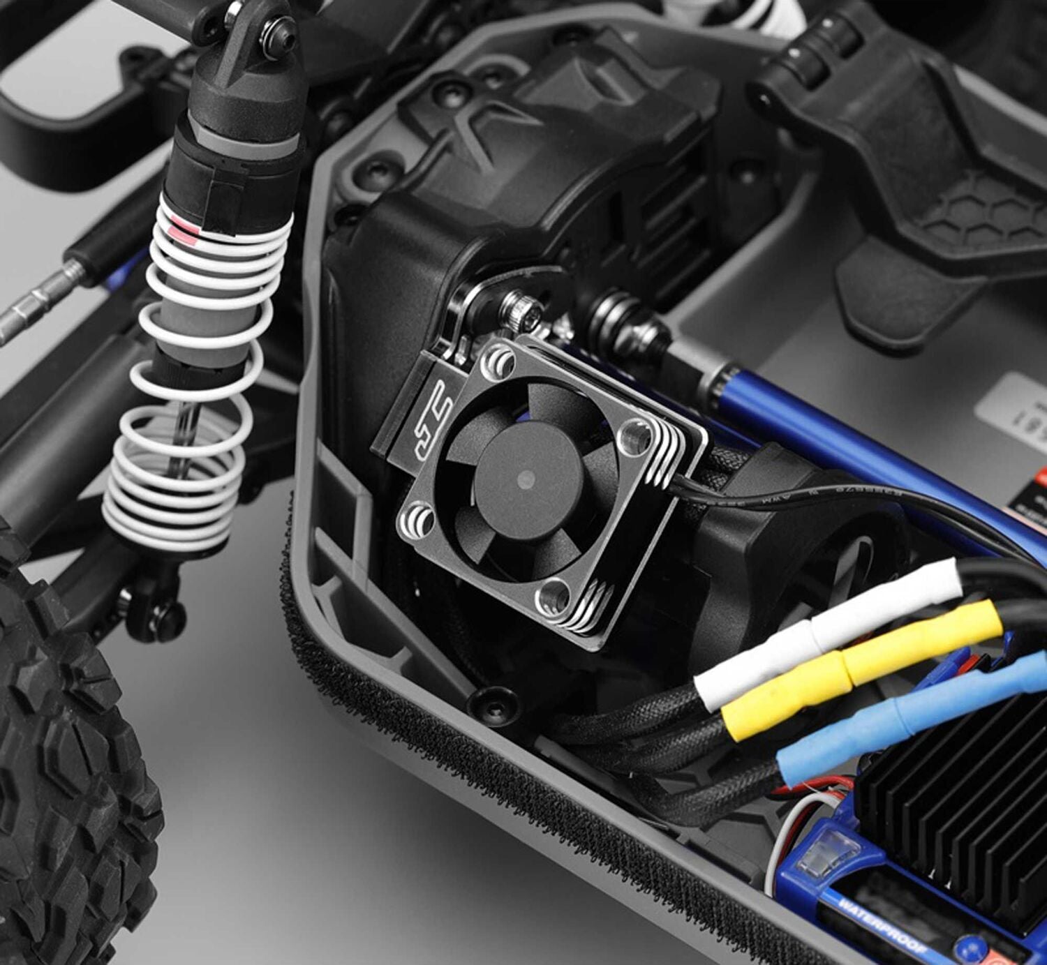 Slash 4x4 Alum. Fan & Honeycomb Motor Plate Set