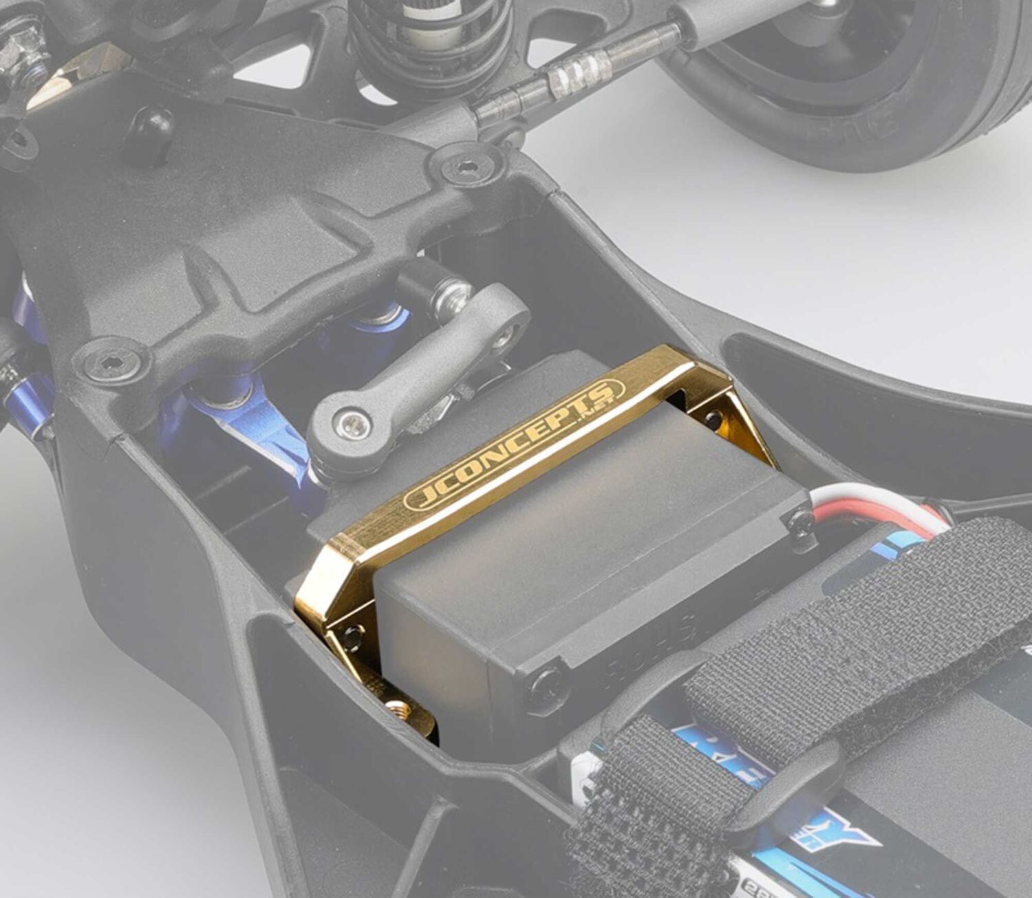 DR10 Brass Servo Mount Bracket