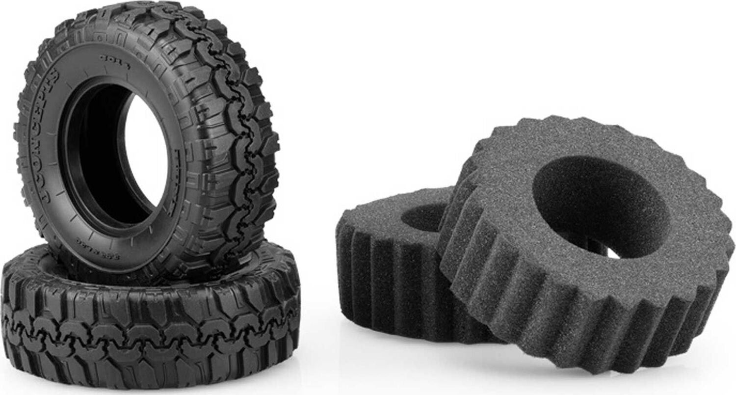 Hunk Scale Country 1.9"/3.93" OD Tires, Green Compound (2)