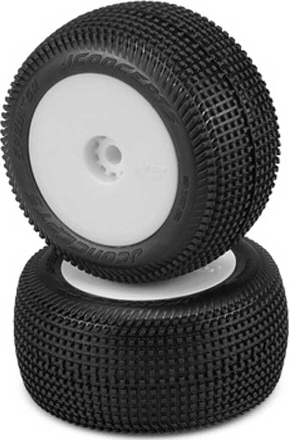 Sprinter Tire, Pink Compound Premounted, White (2)