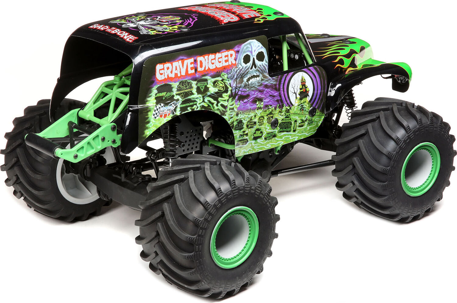 LMT 4WD Solid Axle Monster Truck RTR, Grave Digger