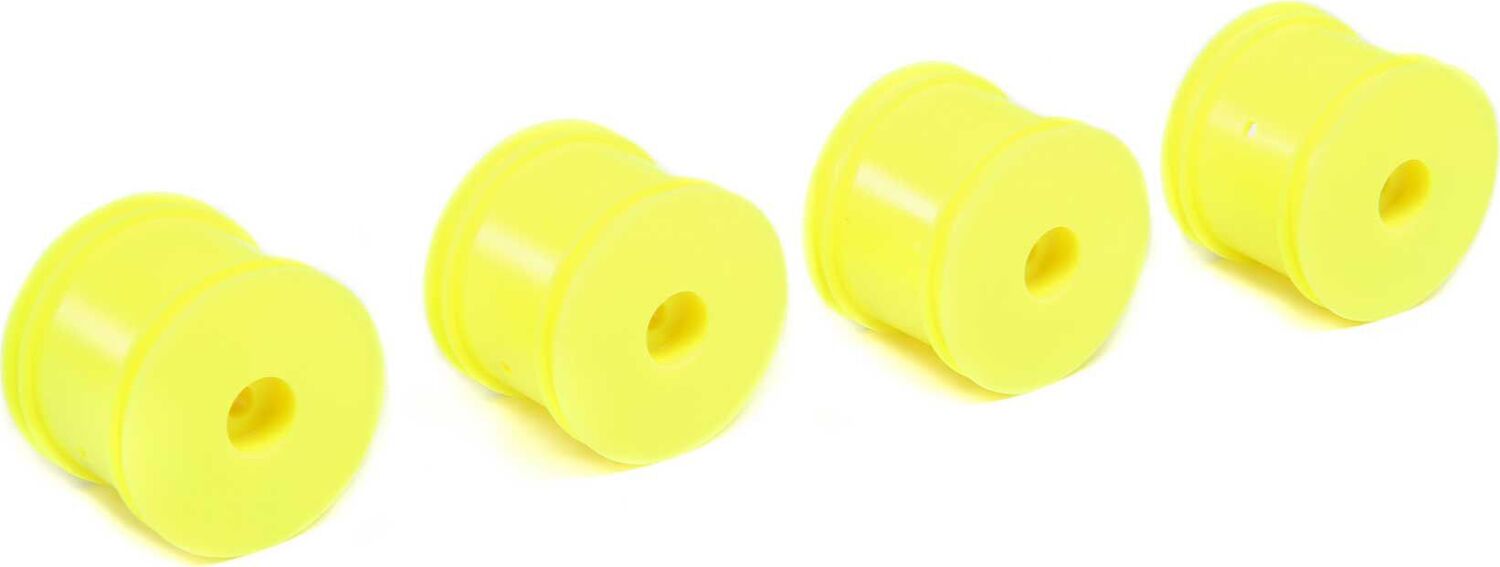 FR/RR Wheel, Yellow (4): Mini-T 2.0