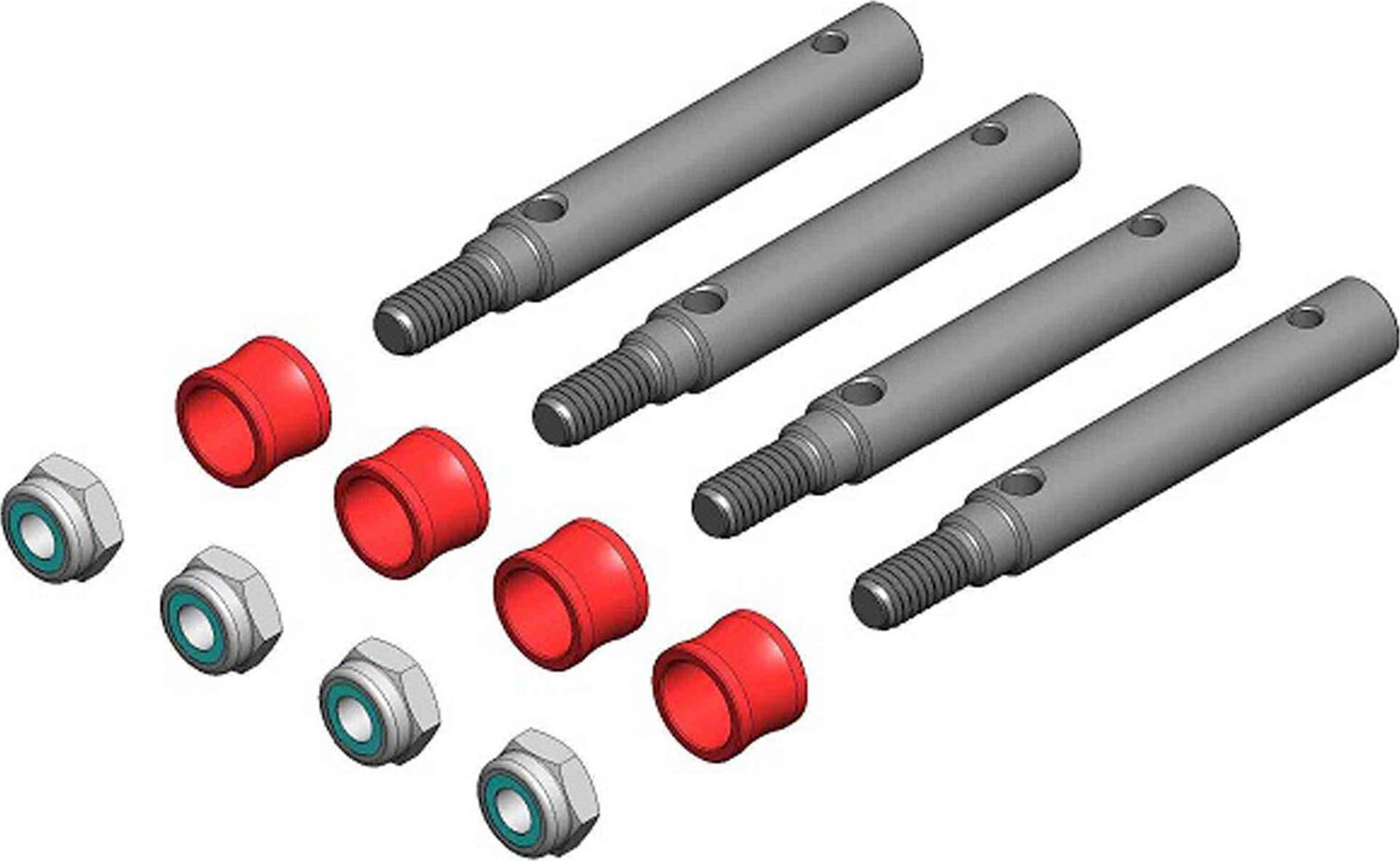Wide Track Kit 4mm Offset: TRX-4 Bronco Defender