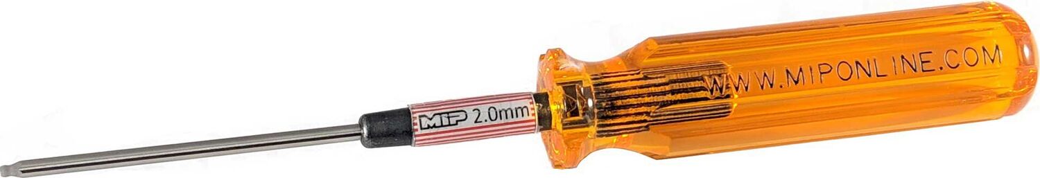 Ball End Hex Driver Wrench: 2.0mm