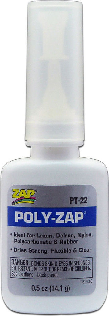 Poly-Zap Glue, 1/2 oz