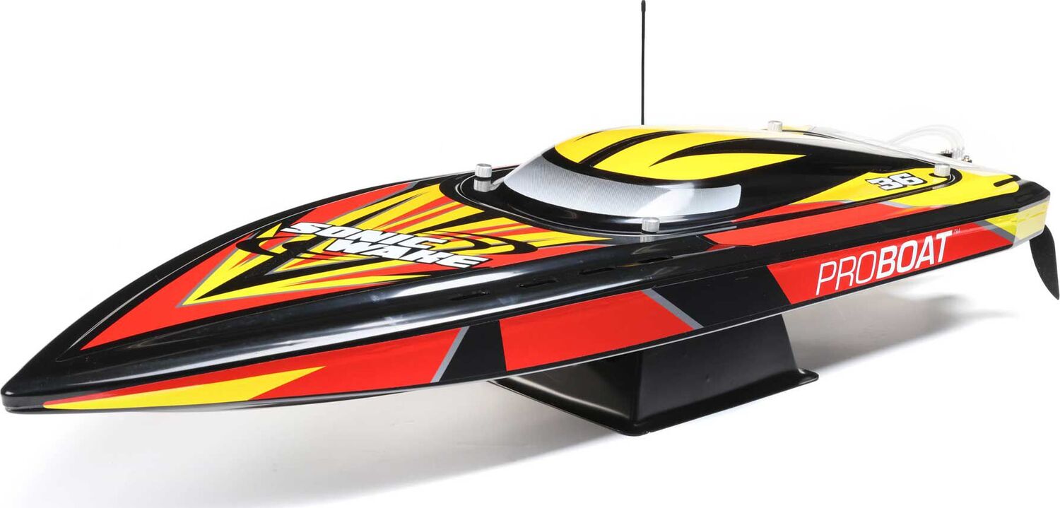 Sonicwake V2 36" Self-Righting Brushless Deep-V RTR, Black