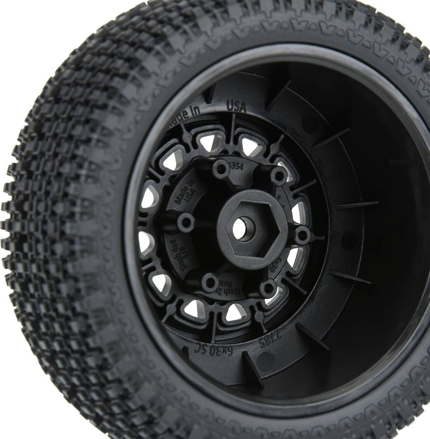 1/10 Gladiator M2 Front/Rear 2.2"/3.0" SC Mounted 12mm Blk Raid (2)