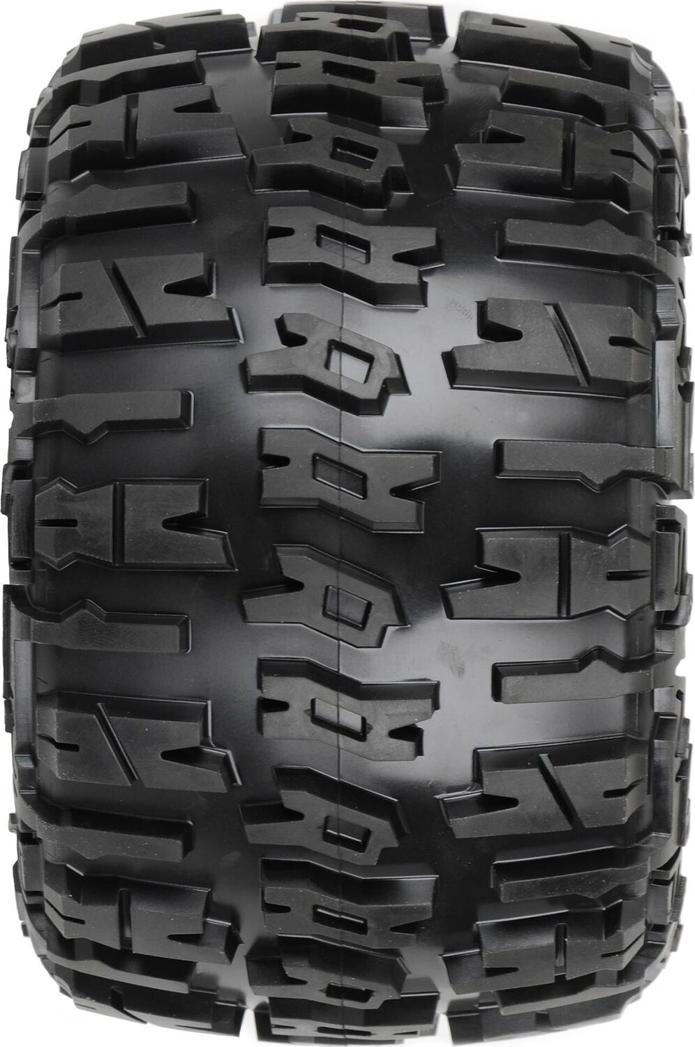 1/8 Trencher X F/R 3.8" MT Tires Mounted 17mm Blk Raid (2)