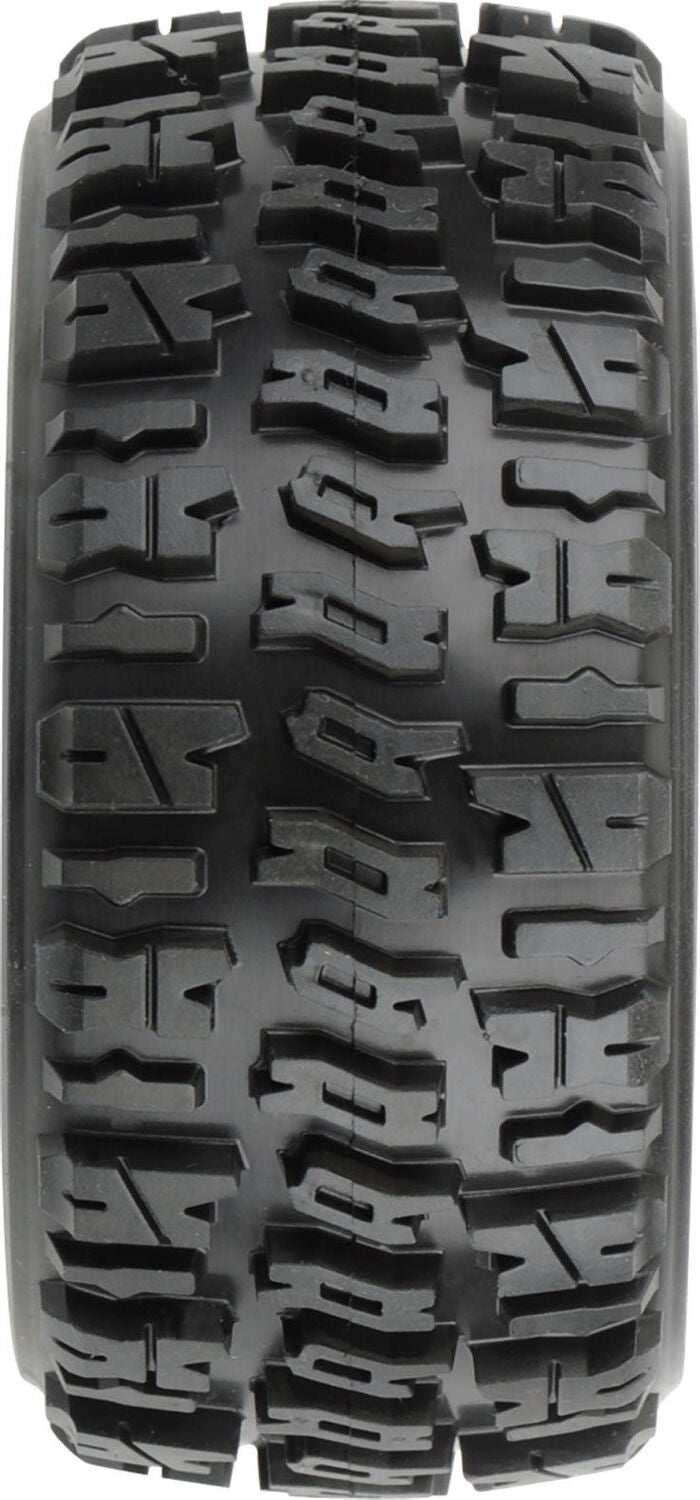 1/10 Trencher X Front/Rear 2.2"/3.0" SC Mounted 12mm Black Raid (2)