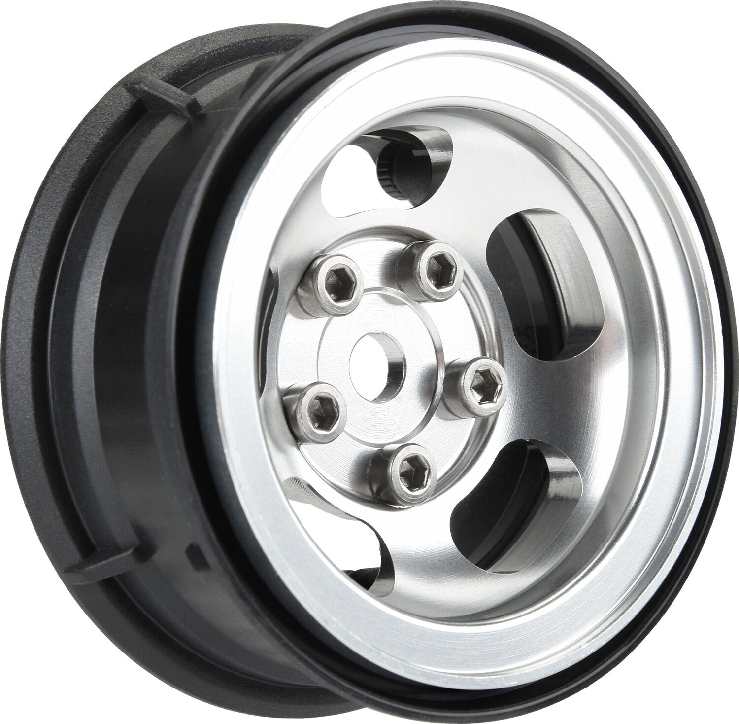 1/10 Slot Mag Aluminum Front/Rear 1.55" 12mm Rock Crawler Wheels (2)