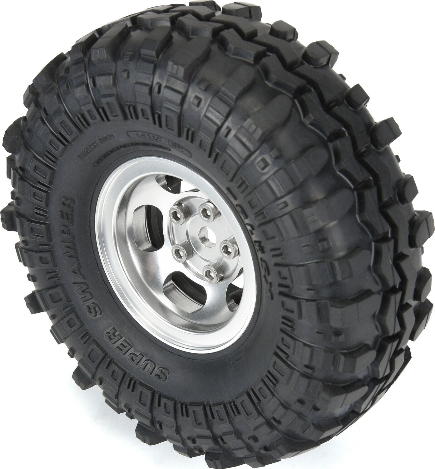 1/10 Slot Mag Aluminum Front/Rear 1.55" 12mm Rock Crawler Wheels (2)