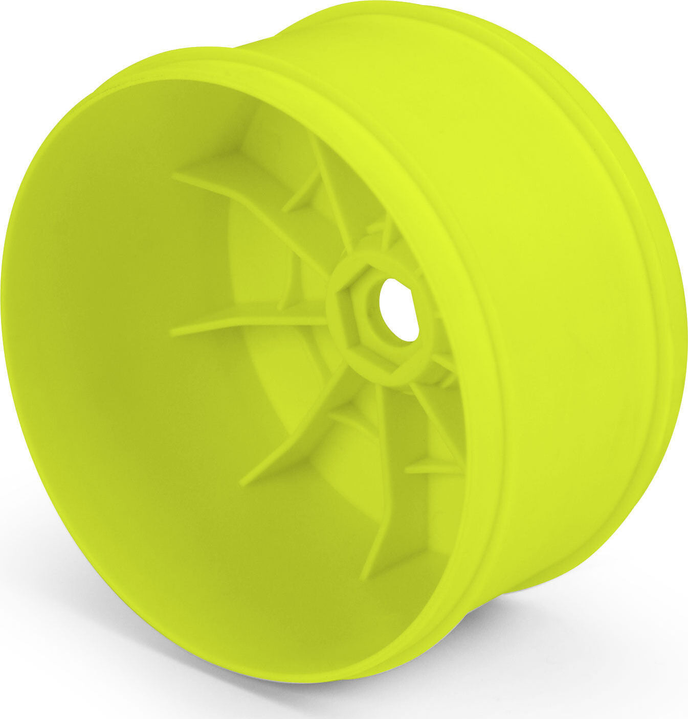1/8 Velocity Front/Rear 4.0" 17mm Truggy Wheels (4) Yellow