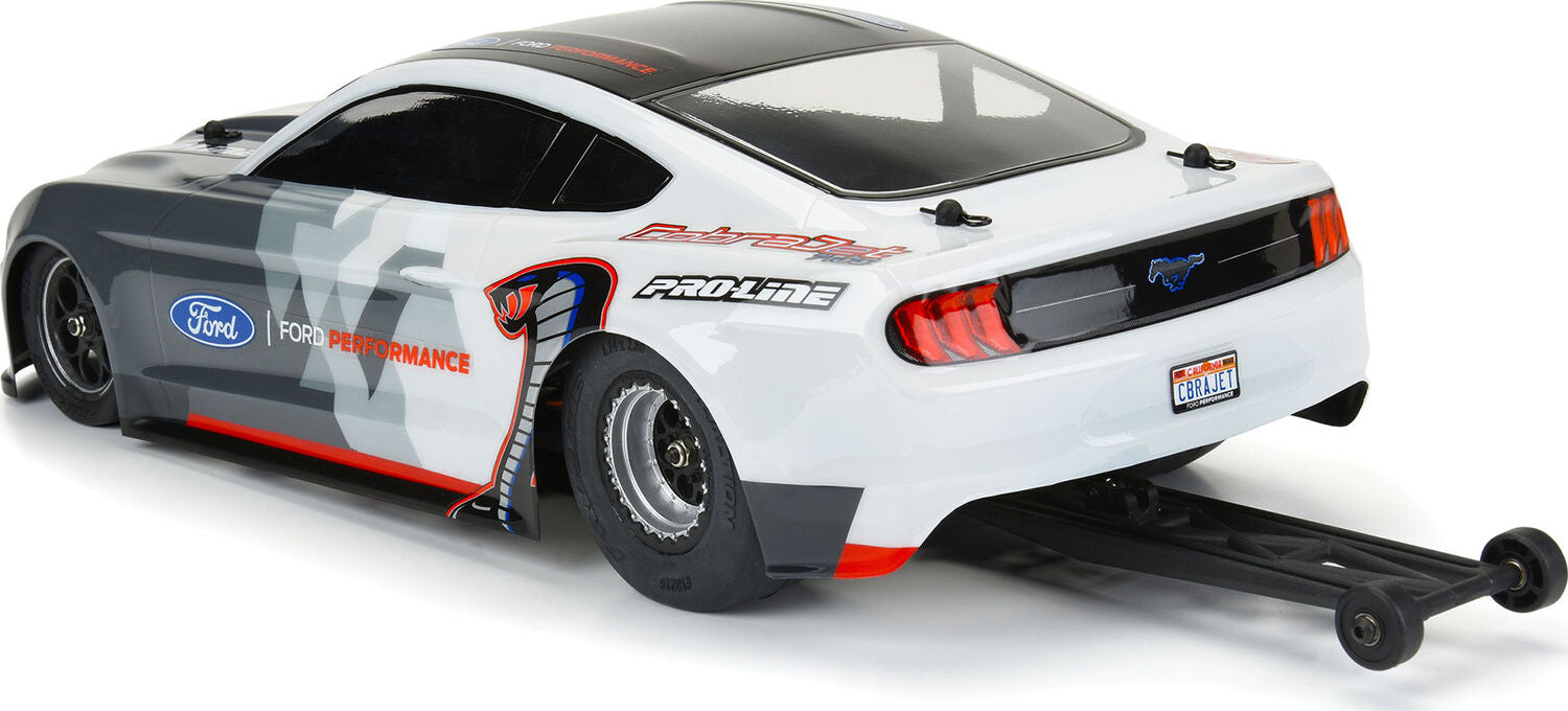 1/16 2021 Ford Mustang Cobra Jet Clear Body: Losi Mini Drag Car