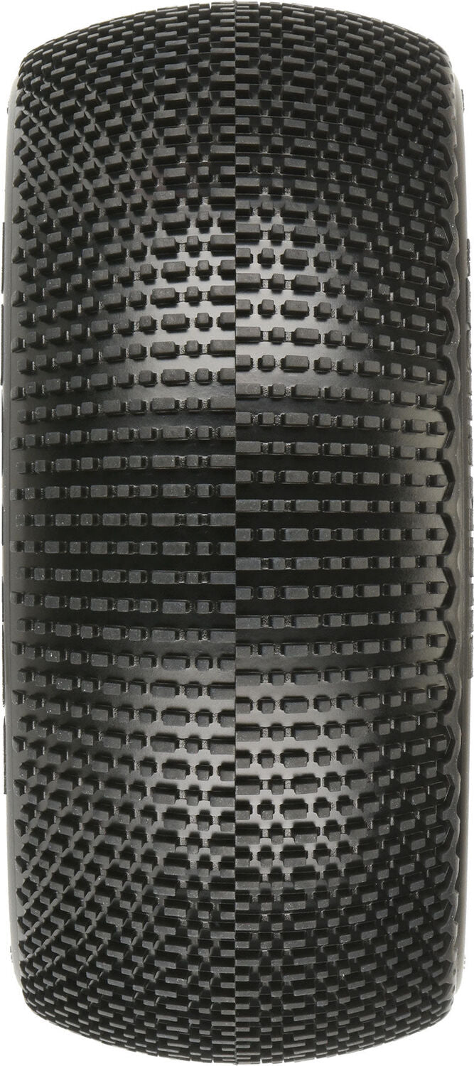 1/8 Buck Shot S3 F/R 4.0" Tires Mounted 17mm Wht Zero Offst Whls (2)