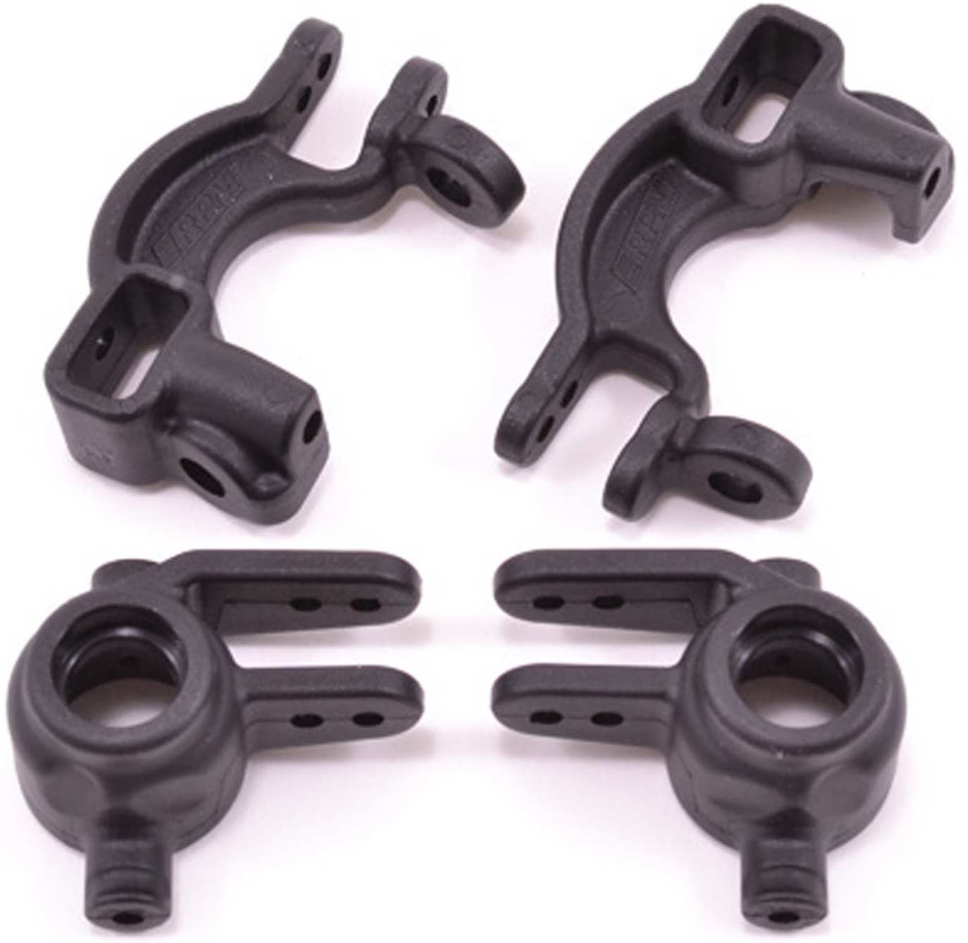Caster & Steering Blocks Black: Slash 4X4, ST 4X4 (2)