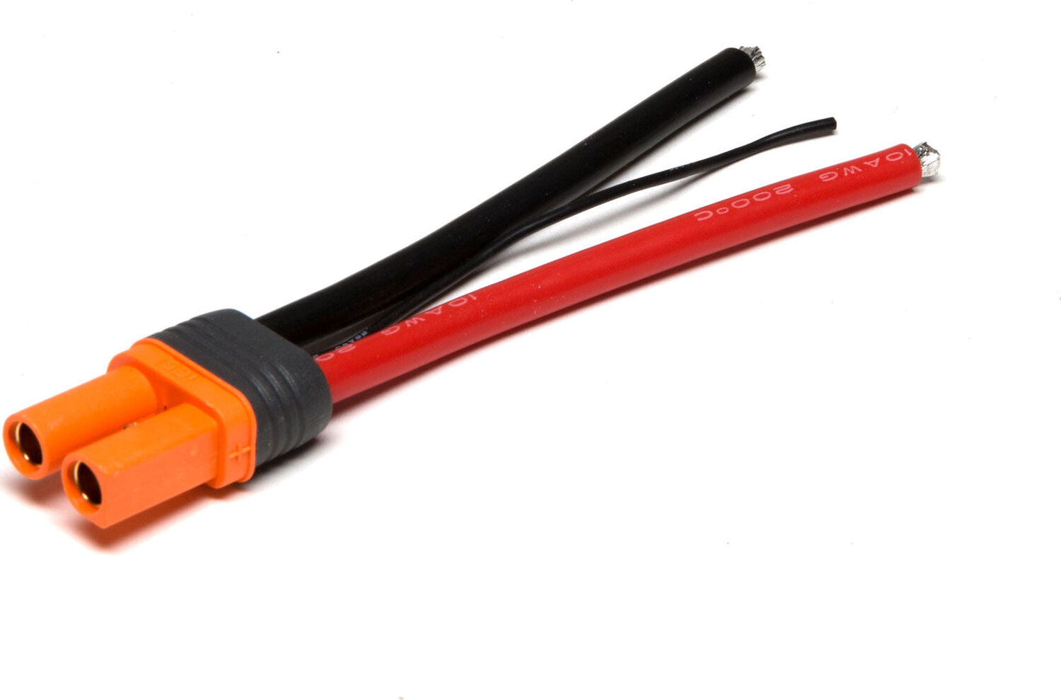 Connector: IC5 Battery with 4" Wires, 10 AWG