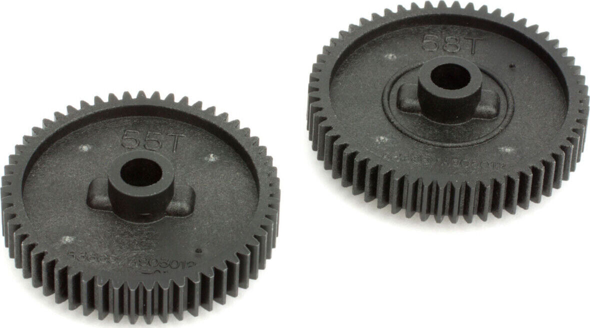 Spur Gear Set, 55T/58T: TT-01