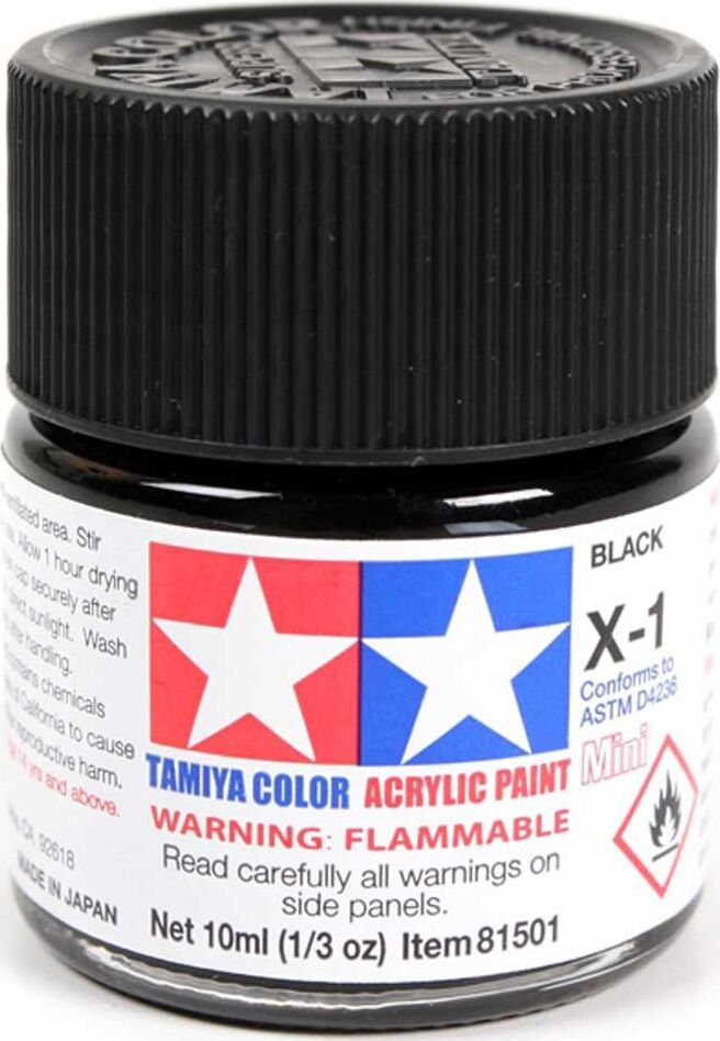 Acrylic Mini X1, Black