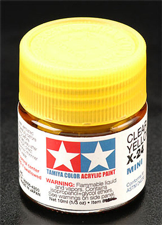 Acrylic Mini X24, Clear Yellow