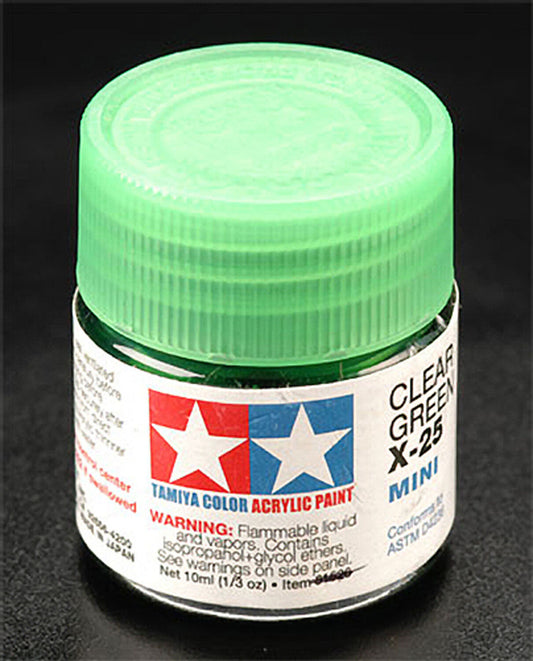 Acrylic Mini X25, Clear Green