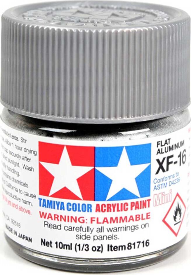 Acrylic Mini XF16, Flat Aluminum