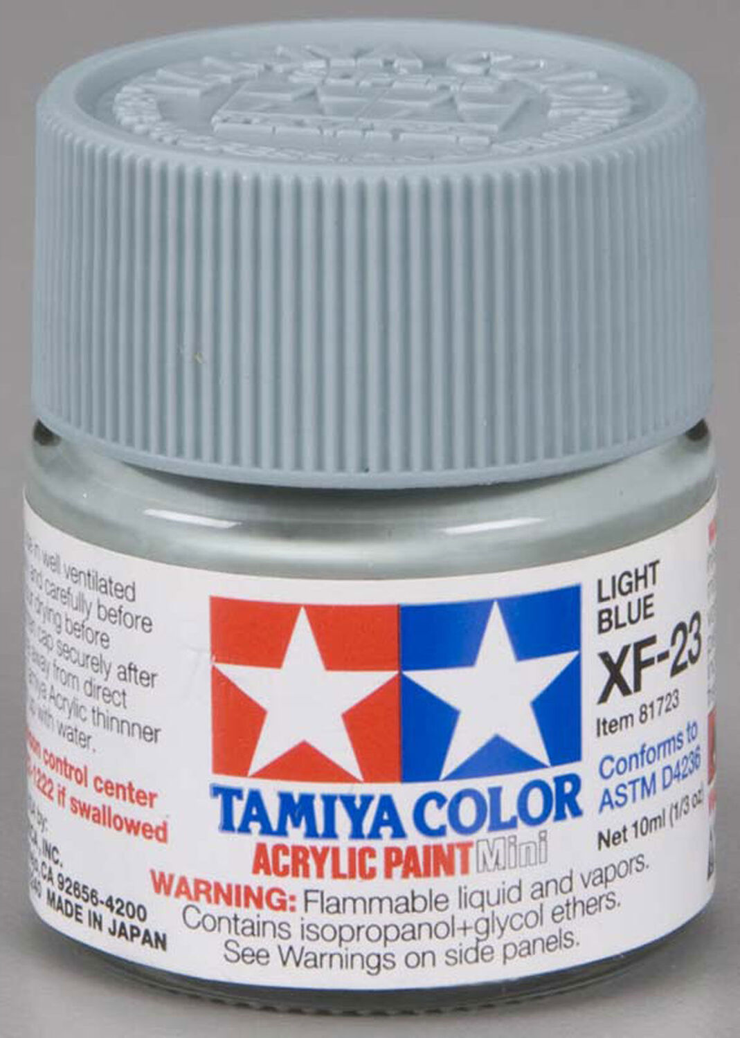 Tamiya Acrylic Model Paints: Light Blue (XF-23)