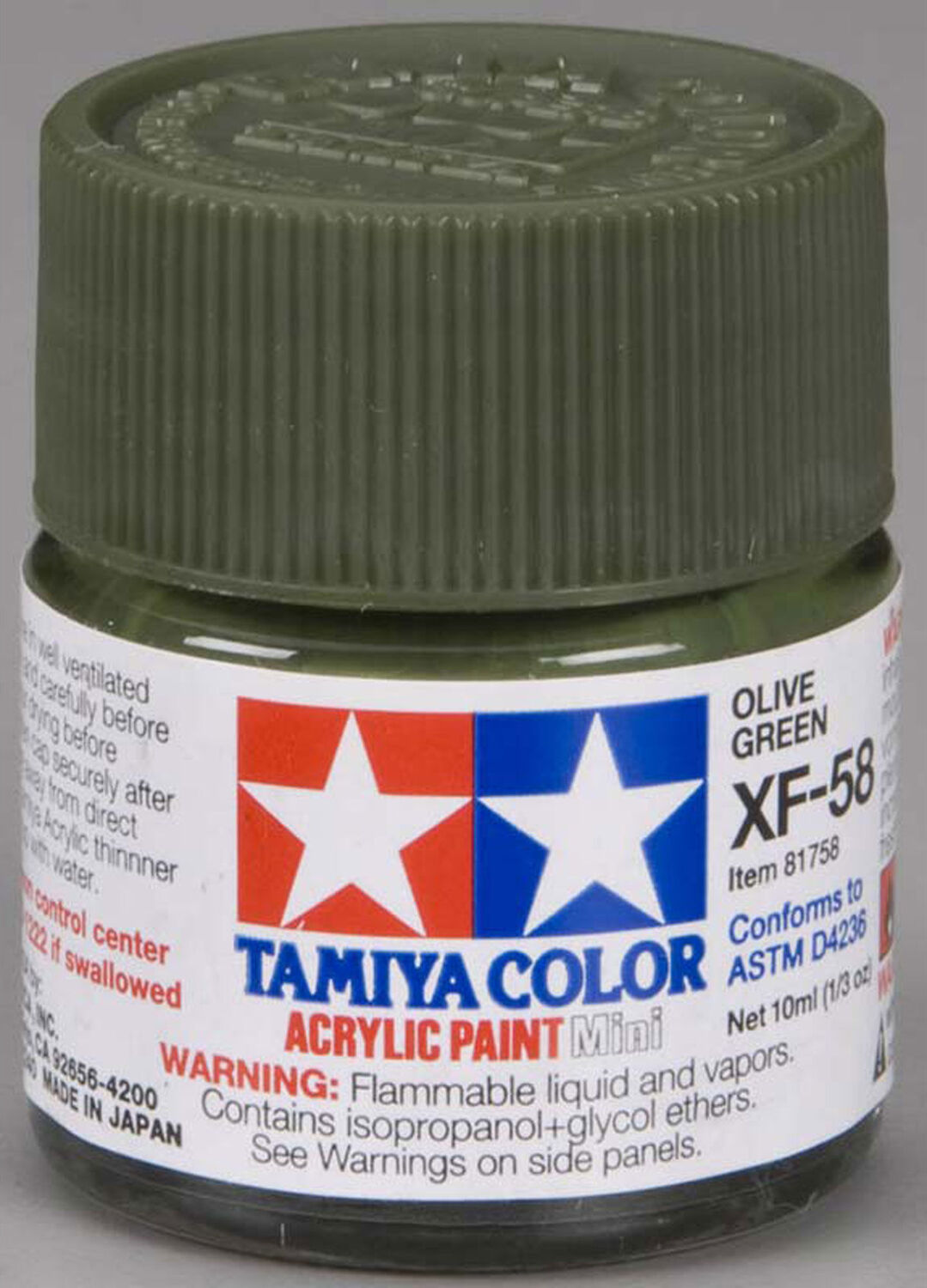 Acrylic Mini XF58, Olive Green