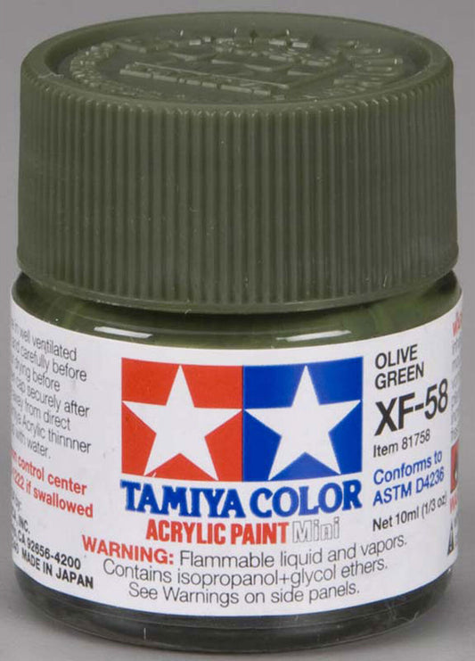 Acrylic Mini XF58, Olive Green