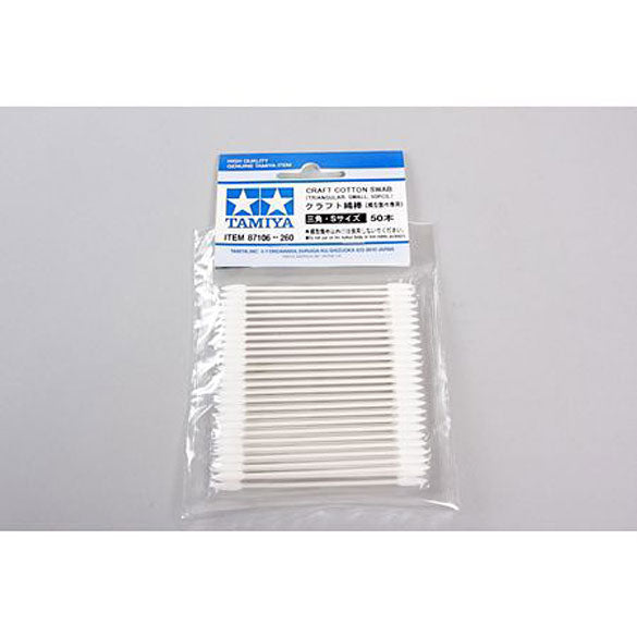 Craft Cotton Swab, Triangle Small 50 pc