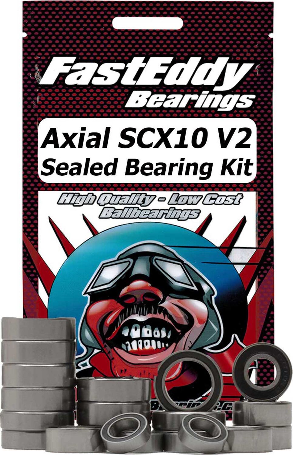 Sealed Bearing Kit: Axial SCX10 II (V2)