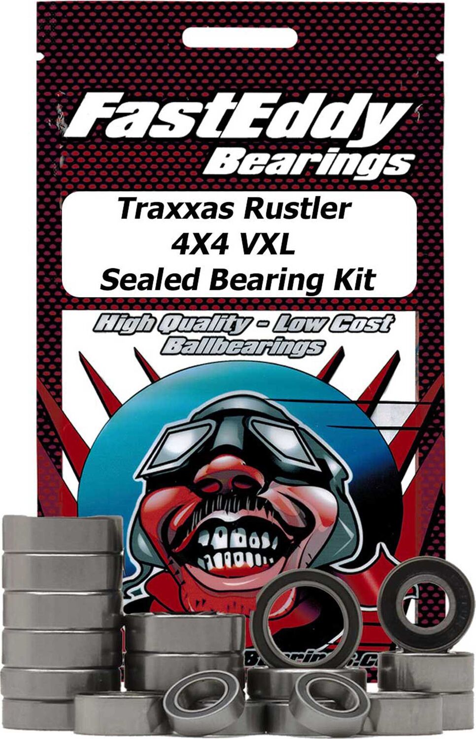 Sealed Bearing Kit: Traxxas Rustler 4X4 VXL