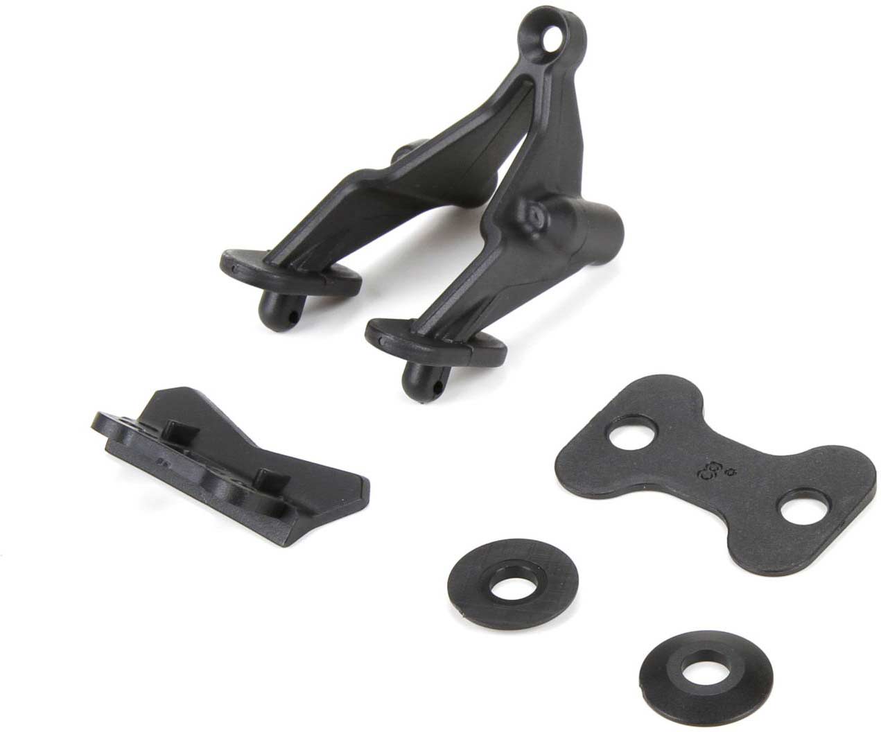 Wing Stay Set, Rear Bumper: 22 3.0