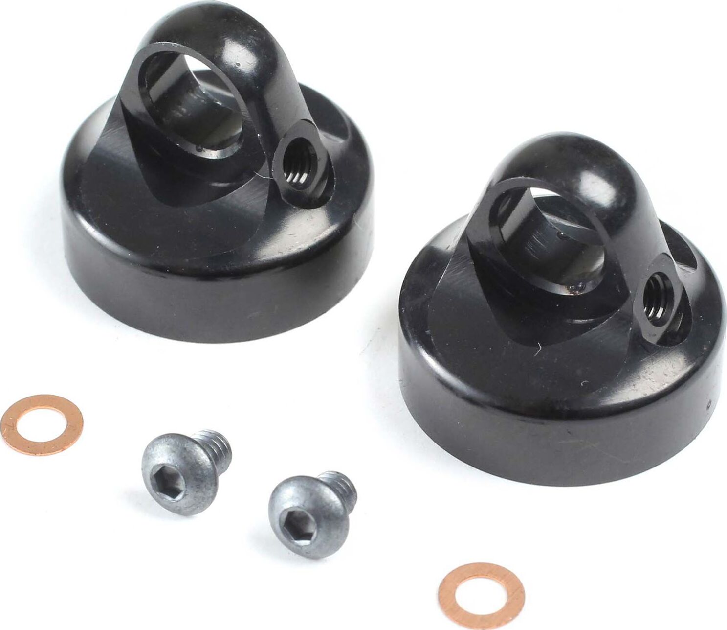 Domed Bleeder Shock Caps, Aluminum, G3 (2): 22