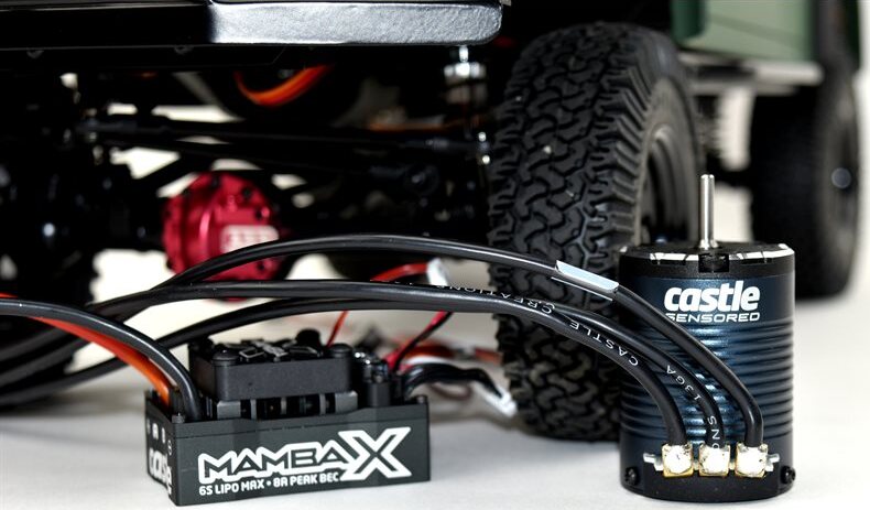 Mamba X & Sensored Motor Combo 25.2V WP ESC & 1406-2850KV