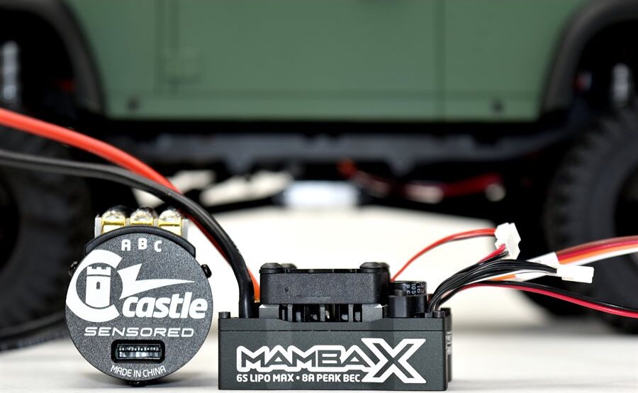 Mamba X & Sensored Motor Combo 25.2V WP ESC & 1406-2850KV