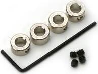 3/32" Dura Collars Nickel Plated