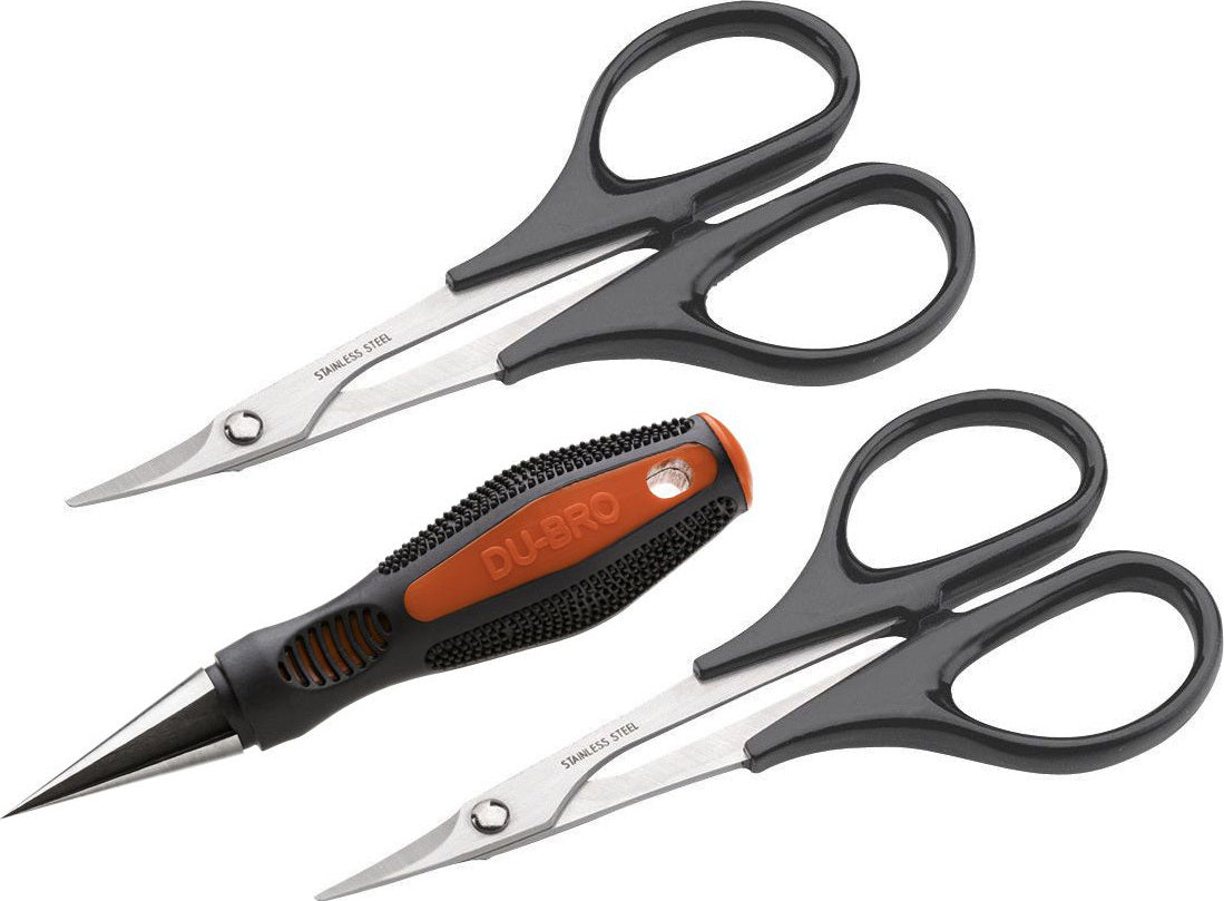 Body Reamer & Scissors Set Curved & Straight