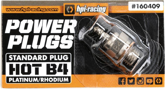 Glow Plug Hot B4 for 0 .12 To .21 ci (2 To 3.5cc) Engines