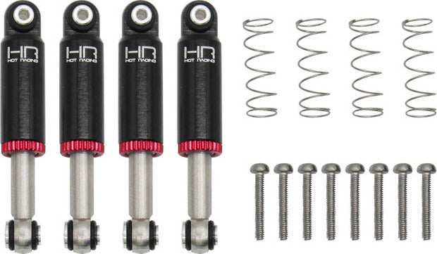 Black Internal Spring Air Shocks, 32mm, for Axial SCX24