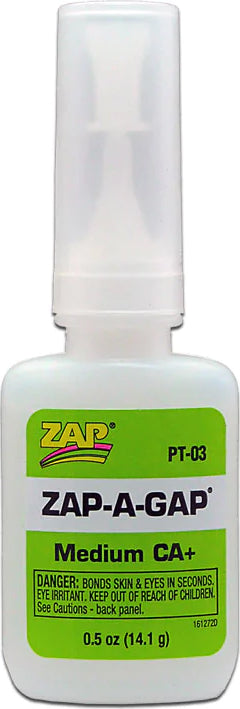 Zap-A-Gap CA+ Glue 1/2oz