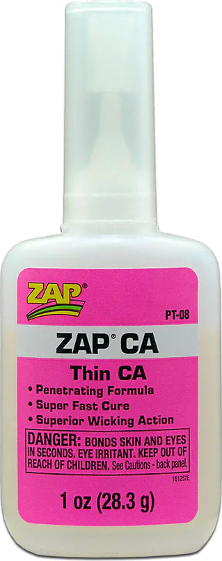 Zap CA Glue 1oz Bottle