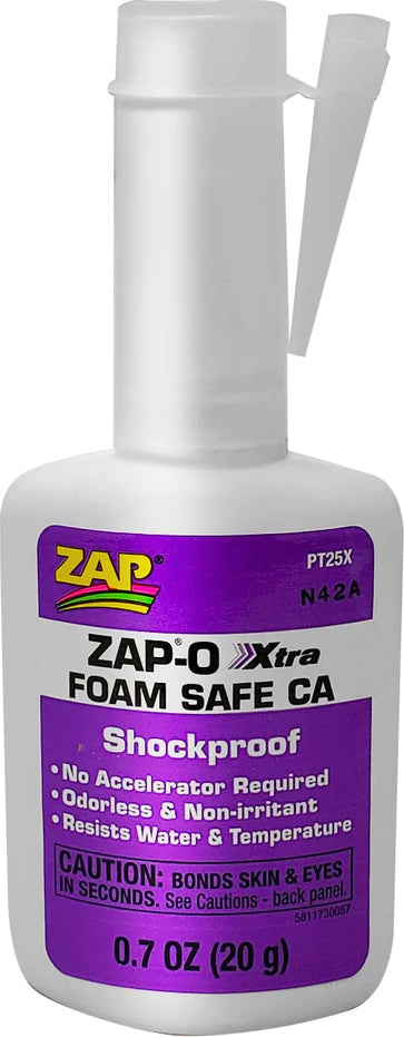 ZAP-O Xtra Foam Safe CA 20-gram Bottle