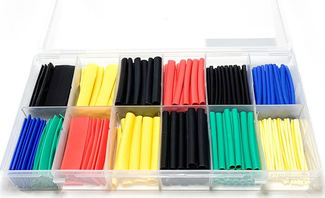 Colored Heat Shrink Tube Assortment (280 Pieces)