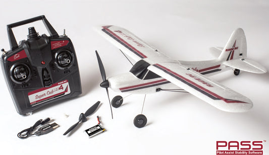 Super Cub MX4 Micro EP 4-Ch RTF Airplane with PASS