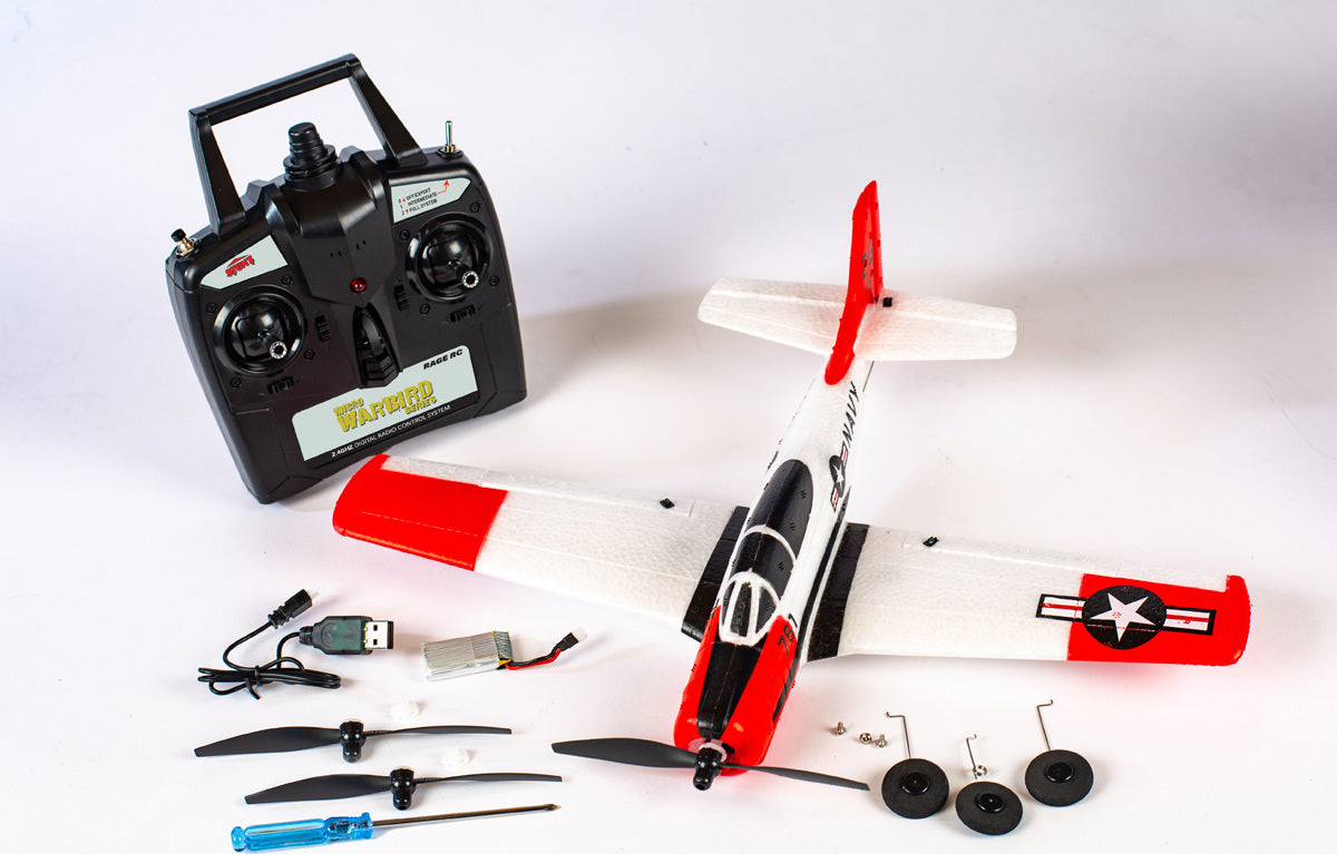 T-28 Trojan Micro RTF Airplane w/PASS