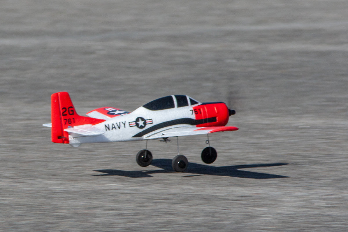 T-28 Trojan Micro RTF Airplane w/PASS