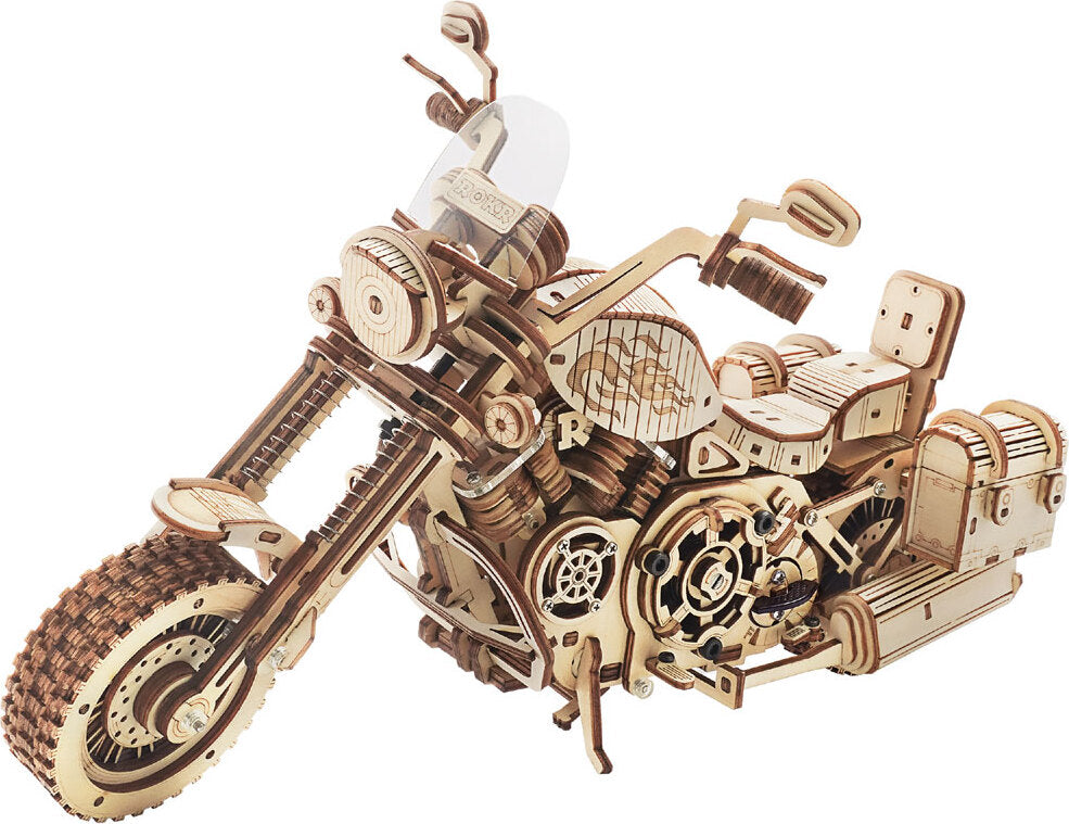 Mechanical Wood Models; Cruiser Motorcycle