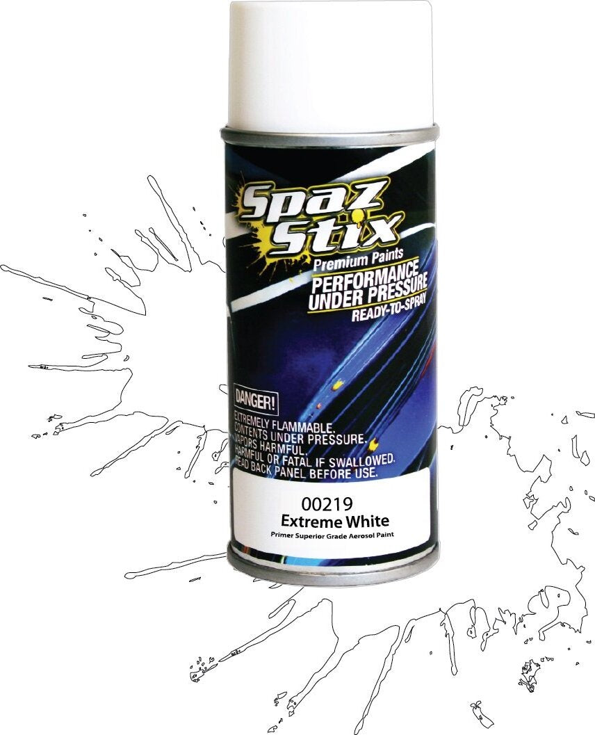 EXTREME WHITE/ PRIMER SUPERIOR GRADE AEROSOL PAINT 3.5OZ