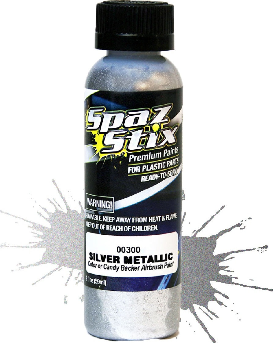 METALLIC SILVER / CANDY BACKER AIRBRUSH PAINT 2OZ